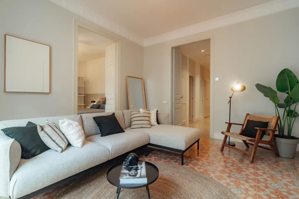 living room interior design and architecture